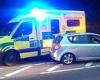 Ambulance crashes into car waiting for fuel - as MORE petrol stations close
