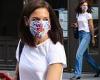 Katie Holmes spruces up jeans and a white tee with cowboy boots as she leaves a ...