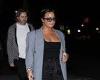 Demi Lovato flashes cleavage in low-cut top as they enjoy a night out at celeb ...