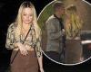 Emily Atack cosies up to her male pal as she hits the pub with her friends in ...