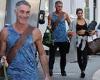 Hunky Greg Wise and Karen Hauer spotted heading into Strictly rehearsals after ...