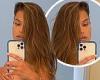 Nina Agdal goes NAKED to showcase her enviable frame in a very risqué mirror ...