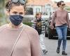 Jennifer Garner hits flea market with her three kids in dusty pink sweater and ...