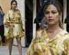 Vanessa Lachey parades her toned legs in a flirty minidress while promoting her ...