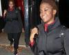 Strictly's Oti Mabuse struggles to keep her eyes open as she heads home after ...