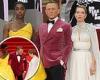 Daniel Craig poses up a storm with co-stars Lashana Lynch and Lea Seydoux at ...
