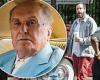 Adam Sandler and Robert Duvall hang out in a classic Rolls Royce while filming ...