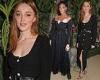 Phoebe Dynevor catches the eye in a chic black midi dress at Annabel's For The ...