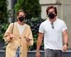 Jake Gyllenhaal shows off his buff biceps as he enjoys leisurely stroll with ...