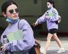 Lucy Hale is makeup-free as she puts on leggy display in short athletic shorts
