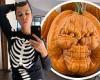 Kourtney Kardashian shows her excitement for Halloween in festive new photos: ...