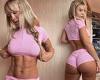 Tammy Hembrow proudly reveals her rippling abs and flaunts her ...