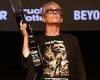 Jamie Lee Curtis storms Beyond Fest to fire a T-shirt cannon at the premiere of ...
