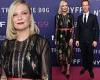 Kirsten Dunst wows in shimmering dress while Benedict Cumberbatch smartens up ...