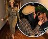 Cardi B glitters in skintight gold outfit with on-brand beret on Paris date ...