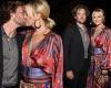 Malin Akerman and husband Jack Donnelly kiss on the red carpet of the ...