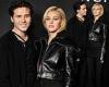 Brooklyn Beckham and his fiancée Nicola Peltz look stylish in matching edgy ...