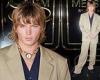 Jordan Barrett wears a beige suit and statement choker at Messika by Kate Moss ...