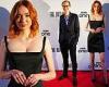 Eleanor Tomlinson wears an LBD while Stephen Merchant looks dapper at The ...