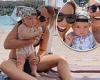 Fiona Falkiner and Hayley Willis lap up motherhood as they enjoy a day at the ...
