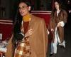 Demi Moore dons brown plaid suit as she's joined by daughter Scout Willis for ...