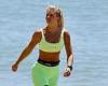 SAS Australia star Ali Oetjen shows off her super fit figure in neon crop top ...