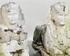 Sphinx garden statues auctioned off before house move turn out to be genuine ...