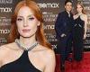 Jessica Chastain rocks a black cutout gown at a NYC screening of Scenes From A ...