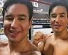 Mario Lopez shows off fit physique by going shirtless at boxing gym on his 48th ...