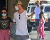 Barefoot Chris Hemsworth and his wife Elsa Pataky keep it casual as they go ...