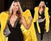 Caprice Bourret, 49, goes braless in a racy plunging jumpsuit
