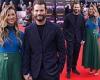 Jamie Dornan cosies up to glamorous wife Amelia as they attend the premiere of ...