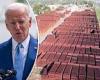 Footage shows miles of unused steel lying in the desert after Biden cancelled ...