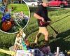 Brian Laundrie's father mows the lawn 19 hours after coroner announced Gabby ...
