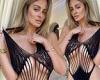 Rhian Sugden shows off her 'white bits' in racy cut-out lingerie as she ...
