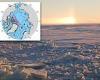 Arctic summer-sea ice covers less than half the area it did in early 1980s and ...