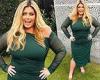 Gemma Collins displays her 3.5st weight loss in a slinky green dress