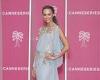 Aussie actress Sharni Vinson has a Cinderella moment in a stunning pastel gown