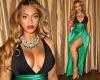 Beyonce puts on a VERY busty display in low-cut halter gown in stunning snaps ...