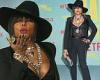 Taraji P. Henson is sexy in low-cut sheer top as she blows kisses at The Harder ...