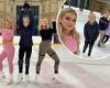 Sally Dynevor, Kimberly Wyatt and Liberty Poole pose as Dancing On Ice ...