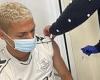sport news Everton's Richarlison shares an image of himself getting his second Covid-19 ...