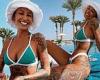 Brian Austin Green's ex Tina Louise, 40, strips off into a TINY green bikini in ...