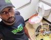 Video shows Subway worker WALKING through food and drinking out of bottles ...