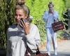 Olivia Attwood keeps things casual in a as she goes make-up free following a ...