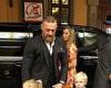 Conor McGregor and Dee Devlin arrive at their son Rían's christening at the ...