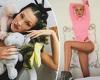 Bella Hadid goofs around with stuffed animals and models string of eye-popping ...
