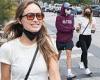Olivia Wilde and Harry Styles stroll in New York after she flew out to spend ...