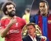 sport news Mohamed Salah 'best in the world' hails Steve McManaman after Liverpool star's ...