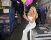 Tess Daly is a vision in strapless white jumpsuit as she hosts Strictly Come ...